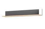Riiul Moet 35, 150x22 cm, pruun/valge/hall