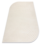 DUNE 8051 SHAPE vaip kreem &ndash; ​​Geomeetriline, jooned, struktuur, ebaregulaarne kuju, 240x330 cm