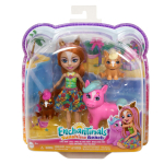 Enchantimals Pensee Pony Family - 3 poni ja rannanukk