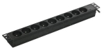 Pikendusjuhe - Alantec PZ09 1,8 m 9 vahelduvvoolu pistikupesaga siseruumidesse must