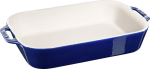 Staub ristk&uuml;likukujuline keraamiline vormiroog, 4.5 l, sinine