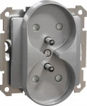 Schneider Electric sedna Design topelt pistikupesa SDD113275, h&otilde;bedane