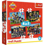 Pusled 4in1 "fireman Sam": seiklused