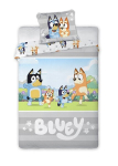 V&otilde;revoodi komplekt 100x135 Tekk + Voodipesu Bluey Blue Dog Fairy Tale HIT