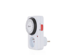 Geko Analoogajastaja G03345, 230V ~50Hz, 16A (3680W), 24-tunnine, 15 min, E-t&uuml;&uuml;pi pistik, indikaator