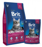 Kuivtoit kassidele Brit Premium Cat Adult kanalihaga, 1,5 kg