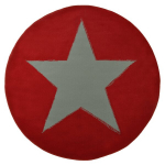 Vaip Hanse Home City Mix Star Round Red 140x140 cm
