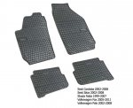 Kummimatid Volkswagen Polo IV 2002-2008 /4pc, 0015