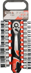 T&ouml;&ouml;riistakomplekt 1/2 CrV Yato YT-38681, 19 tk.