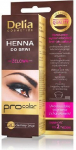 Kulmuv&auml;rv Delia Cosmetics Henna 15 ml, 3.0 Dark Brown
