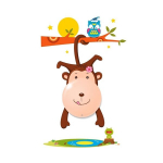 Milagro laste seinalamp Monkey