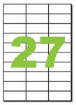 Kleeplint 27, 70 x 30 mm