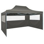 vidaXL kokkupandav telk 3 seinaga, 431 x 291 x 315 cm, antratsiit