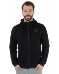 Meeste kapuutsiga jope Wave zip V2 FHM, must