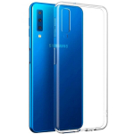 Tagakaaned Evelatus Samsung A7 2018 silikoon, l&auml;bipaistev