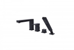 4-osaline vannisegisti Besco Modern / Varium, Black mat
