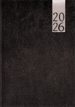 P&auml;ev A5, k&otilde;vak&ouml;ide, lederiinist kaaned (MUST), Day A5, Teacher's book, leatherine covers (black)