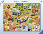 Ravensburger plaatpuzzle 12 tk. Ehitusmasinad