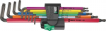 Wera TORX&reg; L-v&otilde;tmete kmpl T8-T40 9 osa, Multicolour, BlackLaser, kuulpea 967/9 TX XL