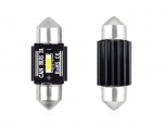 LED Canbus 1 SMD UltraBright 1860 Festoon 31mm Valge 12V / 24V pirnid 2tk.