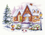 Tikkimiskomplekt Magic Needle "Winter House" 110-041