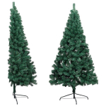 vidaXL kunstkuusk alusega, roheline, 120 cm, PVC