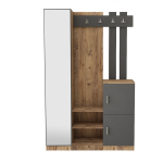 Esikum&ouml;&ouml;bli komplekt Kalune Design DD7, pruun/hall
