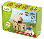 Puidust konstruktor Igroteco Maja koos garaažiga IG0118, 75 tk.