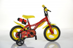 Jalgratas lastele Dino bikes Flash 12", punane/kollane