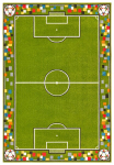 Hanse Home laste vaip Soccer Pitch, roheline, 160x230 cm