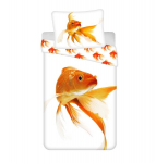 Voodipesukomplekt Golden Fish, 140x200 cm, 2 osaline