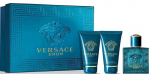 Komplekt Versace Eros: EDT meestele 50 ml + du&scaron;igeel 50 ml + habemeajamisj&auml;rgne palsam 50 ml