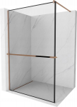 Walk-in du&scaron;isein Mexen Kioto+ riiul, roosa kuld/must raam, 70,80,90,100,110,120,130,140x200 cm.