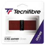 Tennise peamine gripp Tecnifibre X-TRA LEATHER , 1.5mm, Pruun