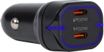 Autolaadija 50w, 2x Usb-c Pd Qc