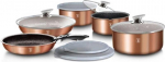 Berlinger Haus Metallic Line Rose Gold pottide komplekt, 12 tk