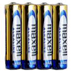 Patareid Maxell Alkaline, AAA (LR03), 4 tk.