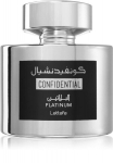 Parf&uuml;&uuml;mvesi Lattafa Confidential Platinum naistele/meestele 100 ml