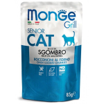 Ahjus k&uuml;psetatud t&uuml;kid Monge Grill Senior makrelliga 85 g