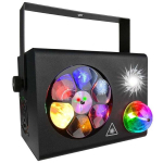Light4Me Party Box diskoefektiga LED palli laser strobe gobo