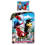 Voodipesukomplekt Miraculous Ladybug, 140 x 200 cm + padjap&uuml;&uuml;r 70 x 90 cm