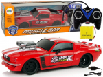 Lean toys Sportauto R/C 1:16 Red White Stripes Pilot