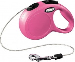 Flexi automaatne rihm New Classic XS, roosa, 3 m