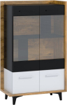 Vitriin Meblocross Box 12 2D, tamme/valge v&auml;rv
