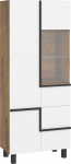 Vitriin Meblocross Lars 13 3D, valge/helepruun