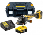 Meuleuse DEWALT Brushless XR &Oslash;125 mm - 2 akut 5.0Ah 18V - DCG405P2