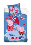 Laste voodipesukomplekt Peppa Pig, 140x200, 2 osaline