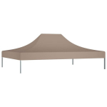 vidaXL peotelgi katus 431 x 291 x 100 cm, pruunikashall, 270 g/m&sup2;