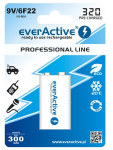 Patarei everActive Professional Ready to Use 9 V 320 mAh aku, 1 tk