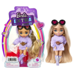 Nukk Barbie Extra mini koos lilla kleidiga, HGP66